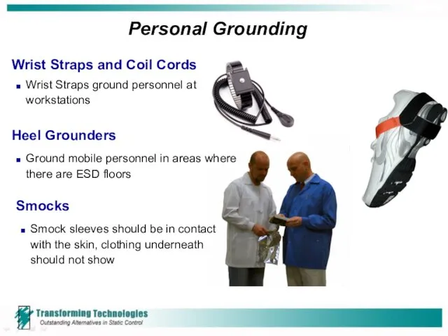 Personal Grounding Wrist Straps and Coil Cords Wrist Straps ground