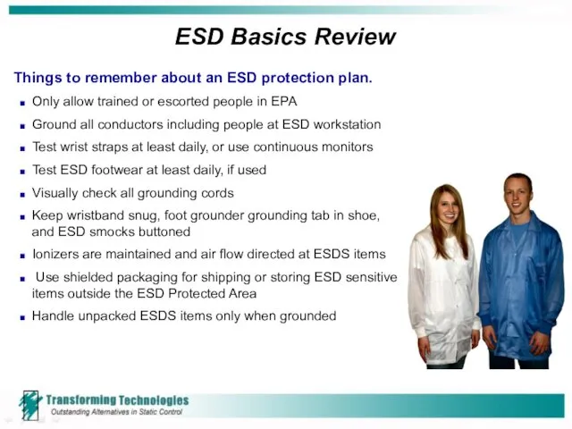 ESD Basics Review Things to remember about an ESD protection