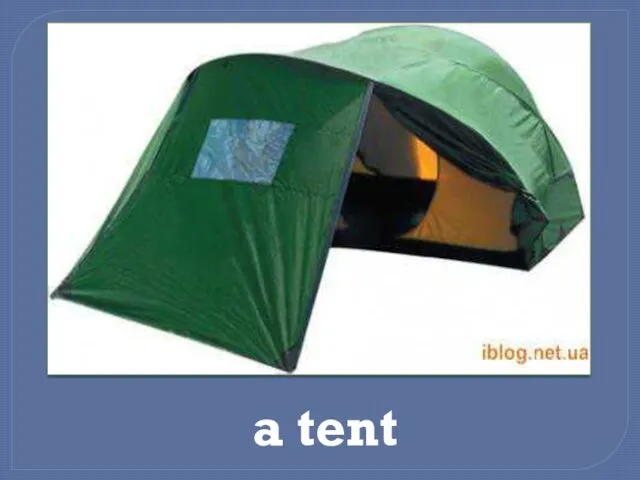 a tent