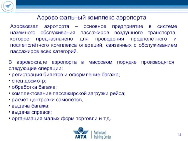 Аэровокзальный комплекс аэропорта В аэровокзале аэропорта в массовом порядке производятся