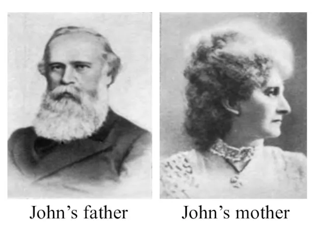John’s mother John’s father