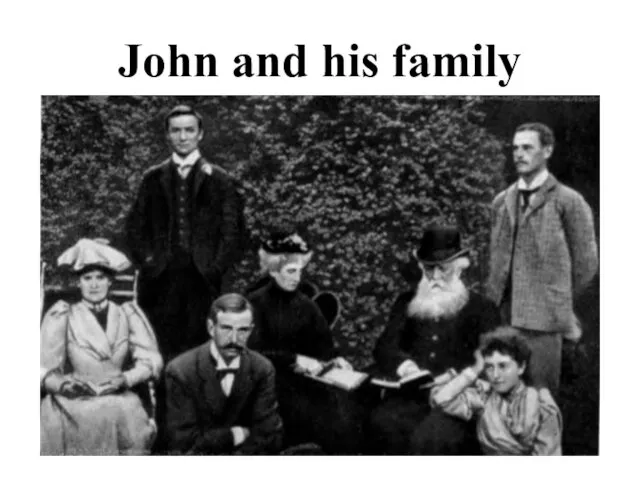 John and his family