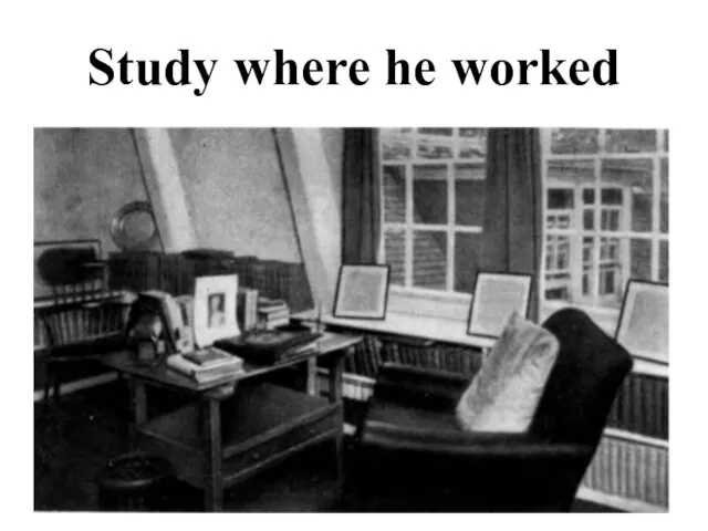 Study where he worked