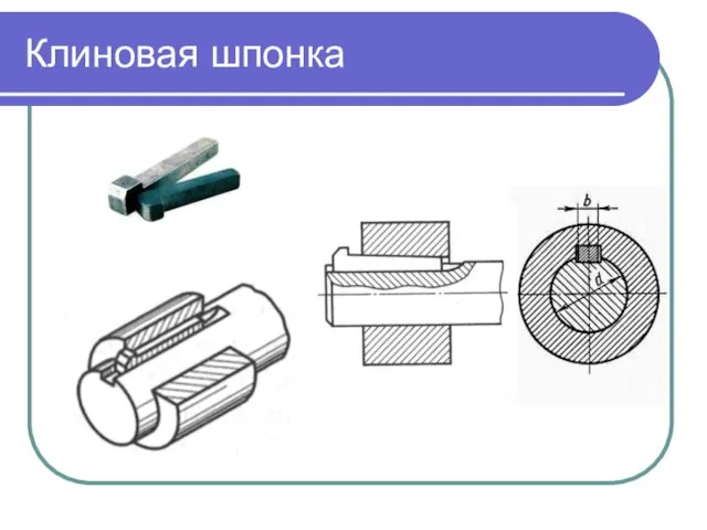 Клиновая шпонка