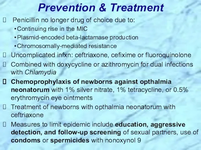 Penicillin no longer drug of choice due to: Continuing rise