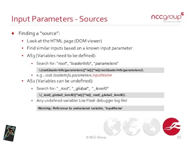 Input Parameters - Sources Finding a “source”: Look at the