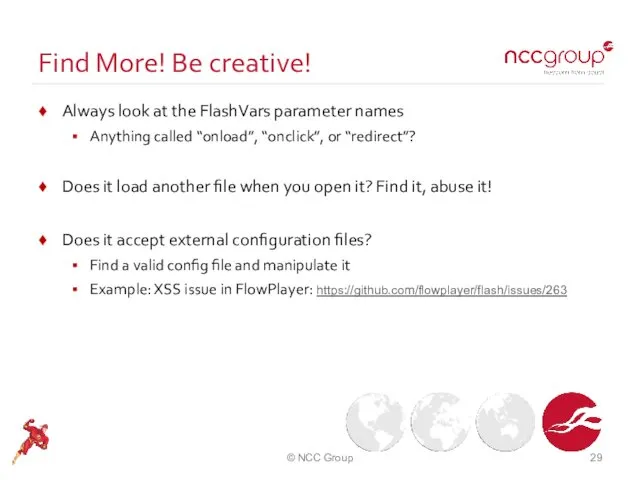 Find More! Be creative! Always look at the FlashVars parameter