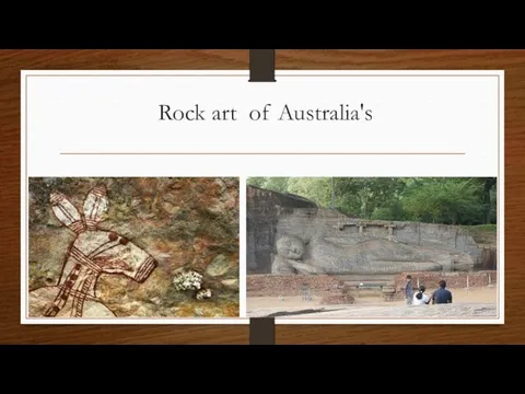 Rock art of Australia's