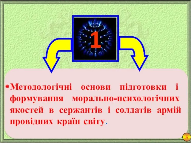 Методологічні основи підготовки і формування морально-психологічних якостей в сержантів і солдатів армій провідних країн світу. 5