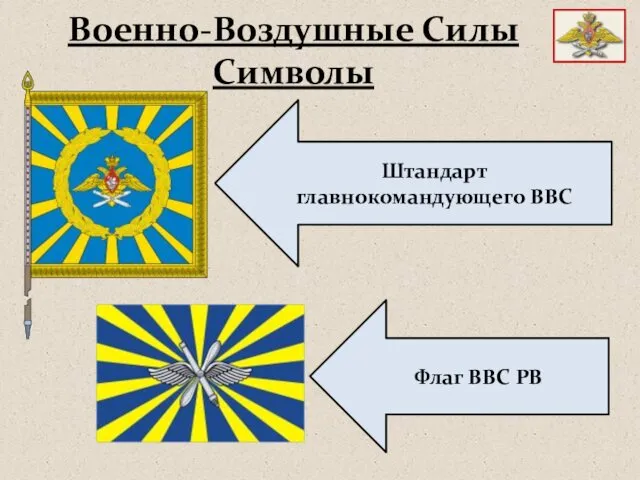 Военно-Воздушные Силы Символы Флаг ВВС РВ Штандарт главнокомандующего ВВС