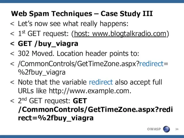 Web Spam Techniques – Case Study III Let’s now see