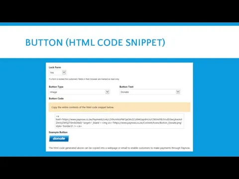 BUTTON (HTML CODE SNIPPET)