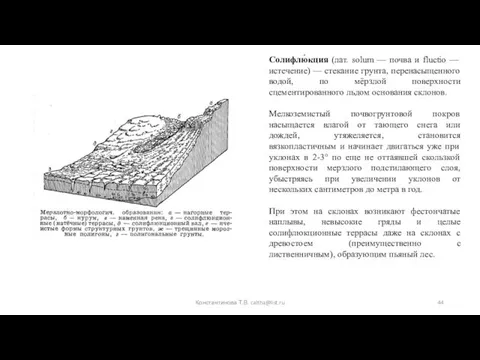 Солифлю́кция (лат. solum — почва и fluctio — истечение) —