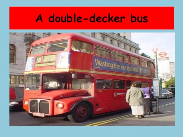 A double-decker bus