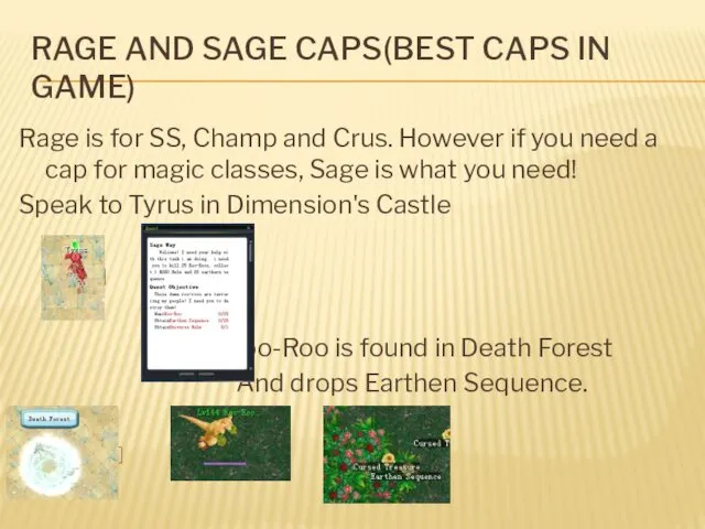 RAGE AND SAGE CAPS(BEST CAPS IN GAME) Rage is for SS, Champ and