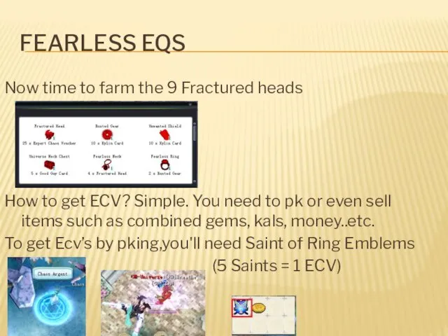 FEARLESS EQS Now time to farm the 9 Fractured heads How to get