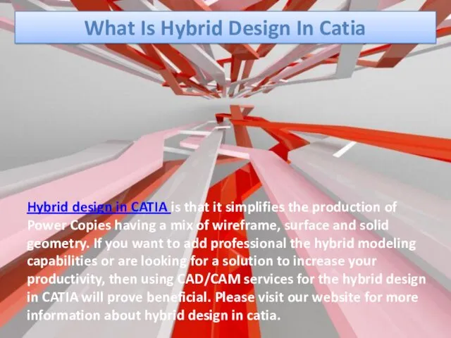 What Is Hybrid Design In Catia Hybrid design in CATIA