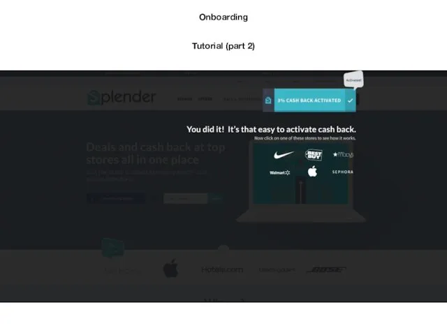 Onboarding Tutorial (part 2)