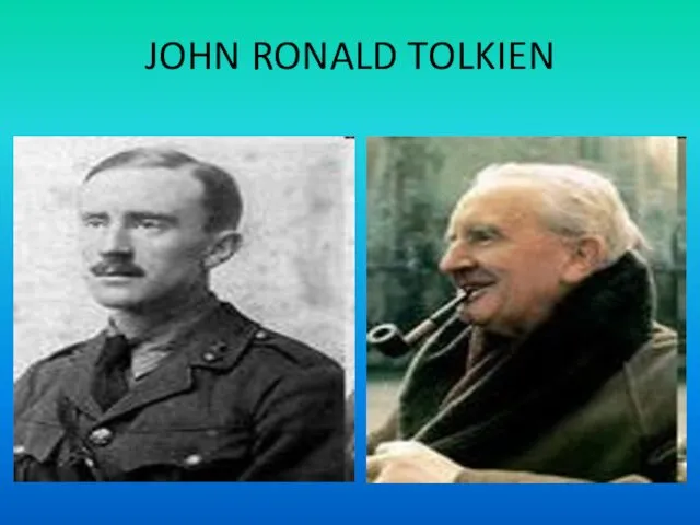 JOHN RONALD TOLKIEN
