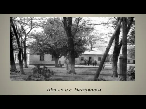 Школа в с. Нескучном