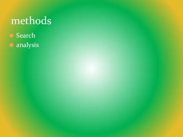 Search analysis methods