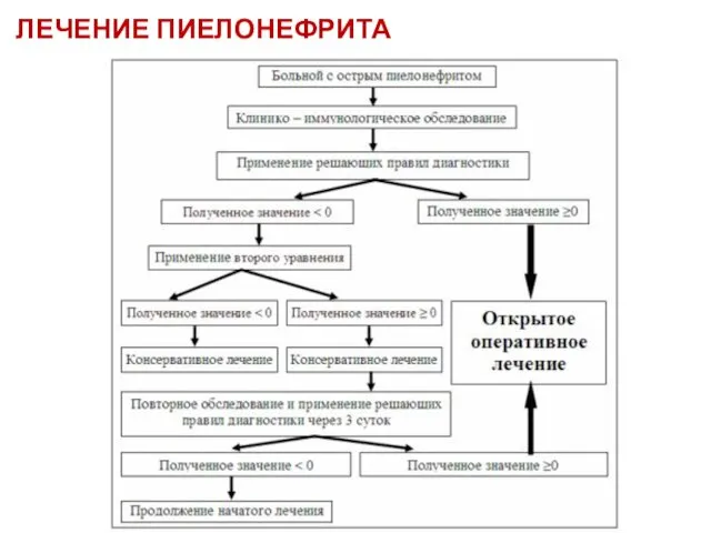 ЛЕЧЕНИЕ ПИЕЛОНЕФРИТА