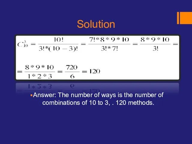 Solution Answer: The number of ways is the number of