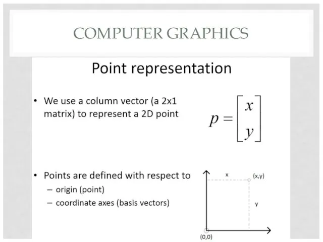 COMPUTER GRAPHICS