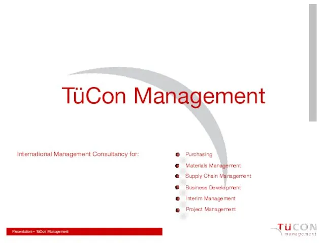 TüCon Management