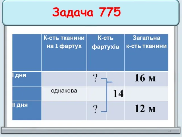 Задача 775 ? ? 16 м 12 м 14