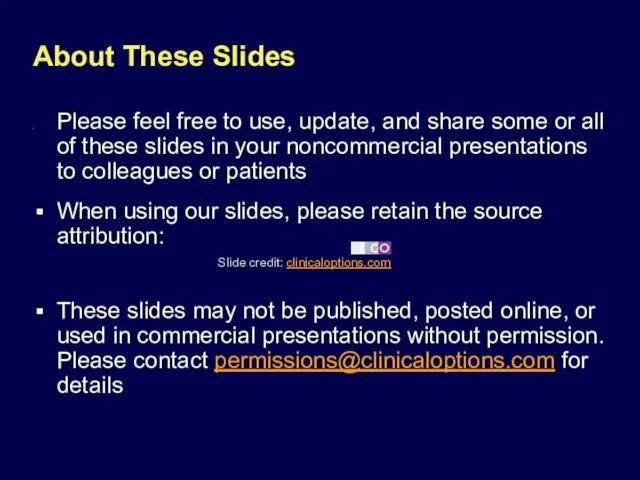 About These Slides Please feel free to use, update, and share some or