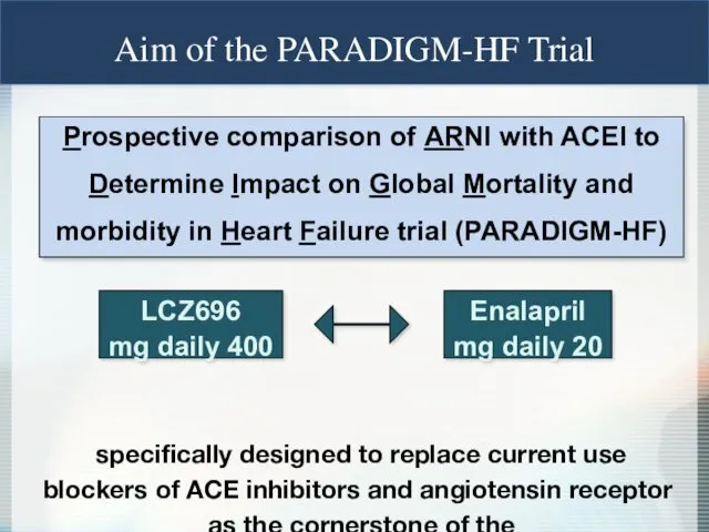 Prospective comparison of ARNI with ACEI to Determine Impact on