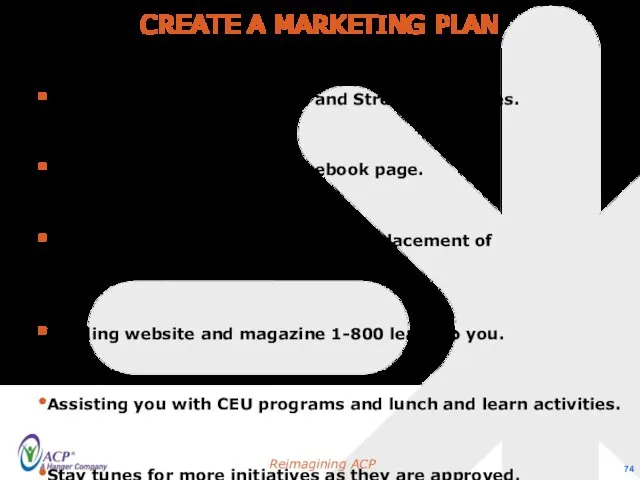 CREATE A MARKETING PLAN What is IN Inc. doing for