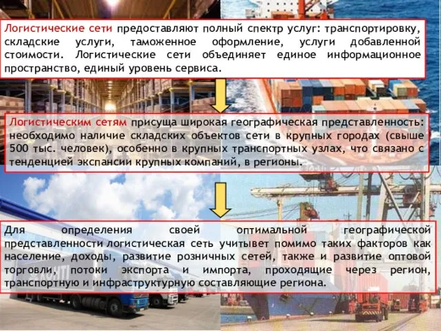 Порт Роттердама Логистические сети предоставляют полный спектр услуг: транспортировку, складские