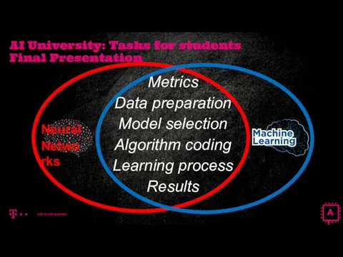 AI University: Tasks for students Final Presentation Metrics Data preparation