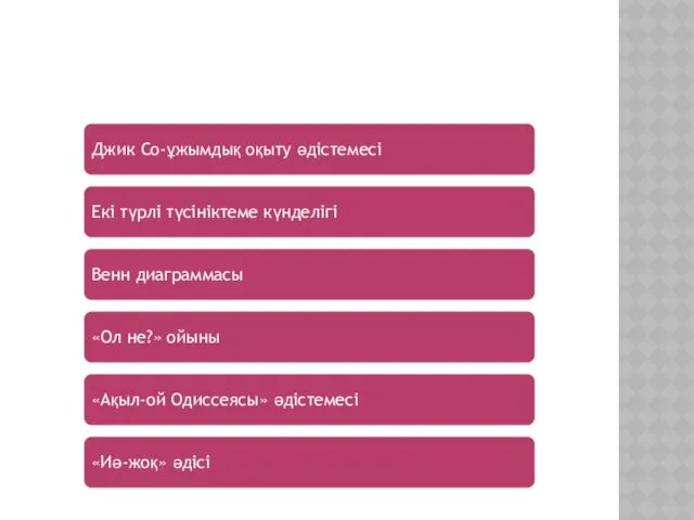 Джик Со-ұжымдық оқыту әдістемесі Екі түрлі түсініктеме күнделігі Венн диаграммасы