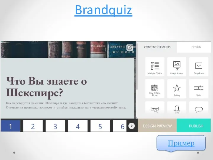 Brandquiz Пример