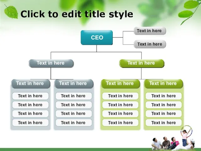 Click to edit title style CEO Text in here Text