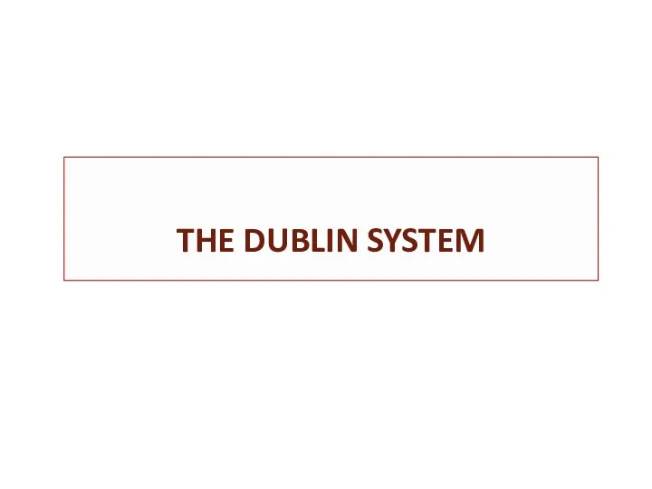 THE DUBLIN SYSTEM