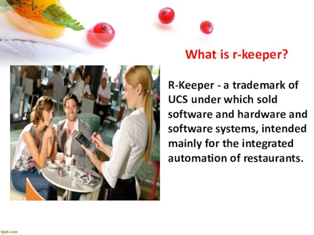 What is r-keeper? R-Keeper - a trademark of UCS under