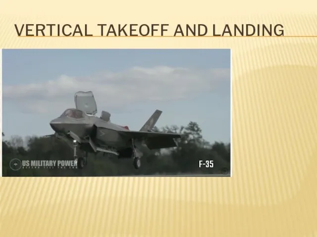 VERTICAL TAKEOFF AND LANDING F-35