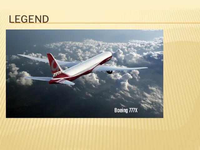 LEGEND Boeing 777X