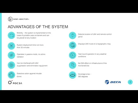 ADVANTAGES OF THE SYSTEM Mobility – the system is implemented