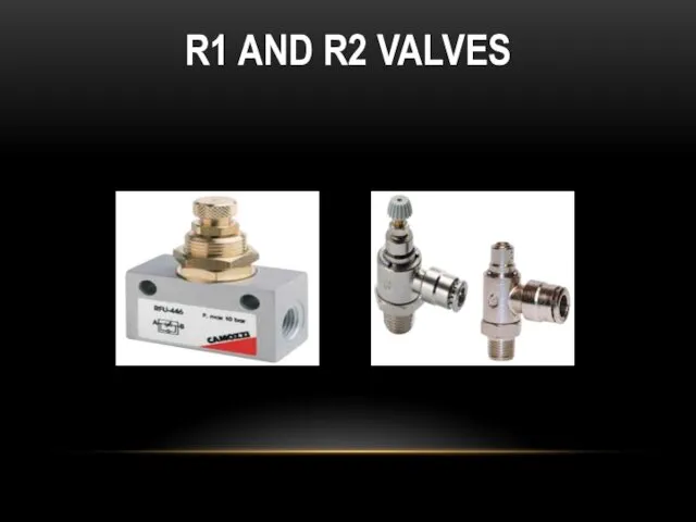 R1 AND R2 VALVES