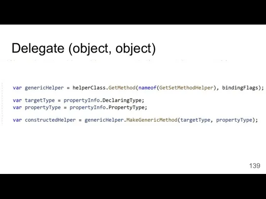 Delegate (object, object)