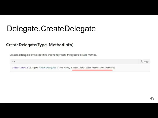 Delegate.CreateDelegate