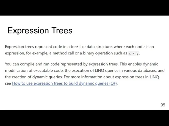 Expression Trees