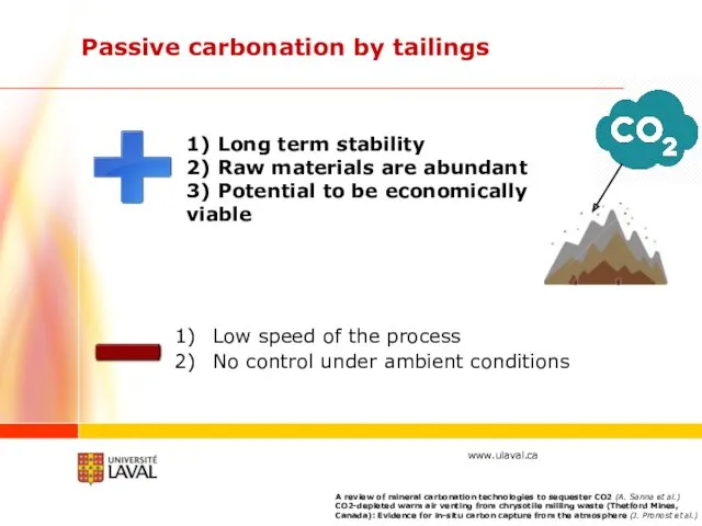 Passive carbonation by tailings A review of mineral carbonation technologies