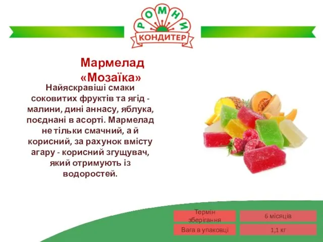 Найяскравіші смаки соковитих фруктів та ягід - малини, дині аннасу, яблука, поєднані в