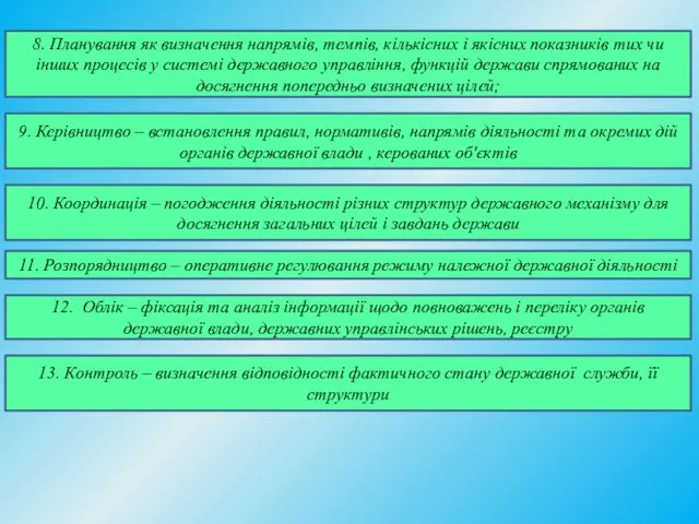 8. Планування як визначення напрямів, темпів, кількісних і якісних показників